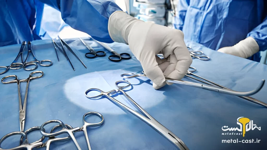 تصویر ابزار استیل پزشکی برای بیان کاربرد استیل در صنایع پزشکی کاربرد استیل در ساخت ابزار پزشکی