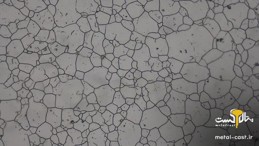 تصویر ساختار فولاد آستنیتی ساختار فولاد آستنیتی